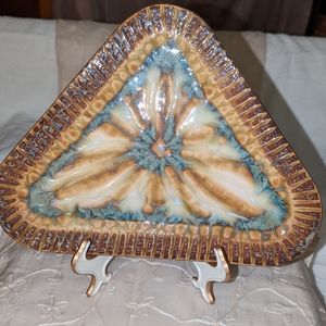 Blue Bird large triangle plate.